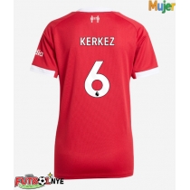 Camiseta Liverpool Milos Kerkez #6 Primera Equipación para mujer 2025-26 manga corta